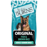 Burns Original Fish & Brown Rice Adult & Senior Dog Food, Burns, 12 kg