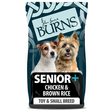 Burns Senior+ Chicken & Brown Rice Toy & Small Breed Dry Dog Food, Burns, 2 kg