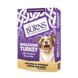 Burns Wholesome Turkey with Carrots & Brown Rice Wet Dog Food Trays, Burns, 8 x 395 g