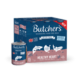 Butcher's Grain Free Healthy Heart Adult Wet Dog Food Tins, Butcher's, 18 x 390g