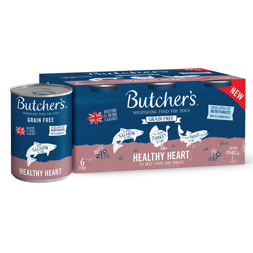 Butcher's Grain Free Healthy Heart Adult Wet Dog Food Tins, Butcher's, 4x (6x390g)