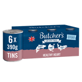 Butcher's Grain Free Healthy Heart Adult Wet Dog Food Tins, Butcher's, 4x (6x390g)