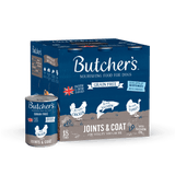 Butcher's Grain Free Joints & Coat Mixed Wet Adult Dog Food Tins, Butcher's, 18 x 390g