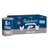 Butcher's Grain Free Joints & Coat Mixed Wet Adult Dog Food Tins, Butcher's, 4x (6x390g)