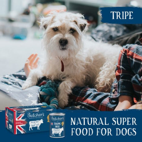 Butcher's Grain Free Tripe Loaf Recipes Wet Adult Dog Food Tins, Butcher's, 18 x 400g