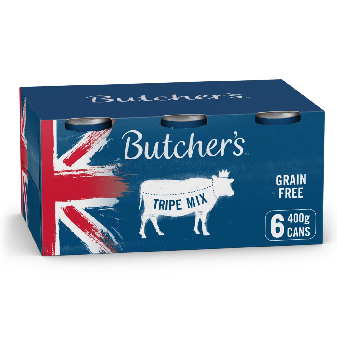 Butcher's Grain Free Tripe Mix Wet Adult Dog Food Tins, Butcher's, 4x (6x400g)