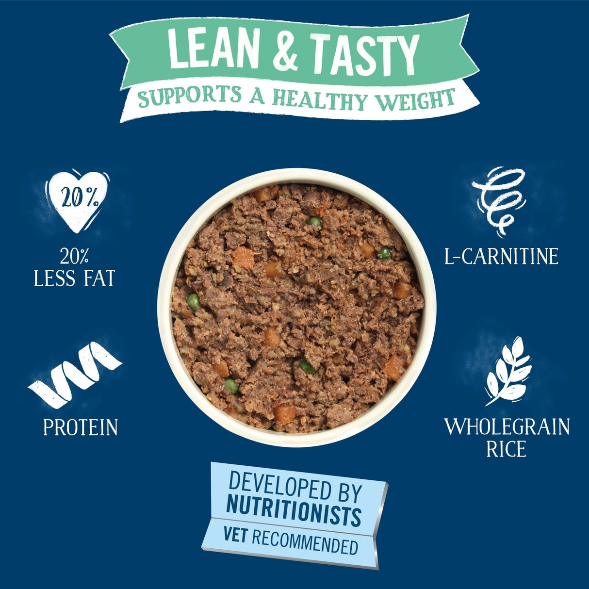 Butcher's Lean & Tasty Wholegrain Wet Adult Dog Food Tins, Butcher's, 4x (6x390g)