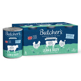 Butcher's Lean & Tasty Wholegrain Wet Adult Dog Food Tins, Butcher's, 4x (6x390g)