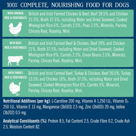 Butcher's Lean & Tasty Wholegrain Wet Adult Dog Food Trays, Butcher's, 24 x 150g