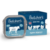 Butcher's Puppy Perfect Grain Free Wet Dog Food Trays, Butcher's, 6x (4x150g)