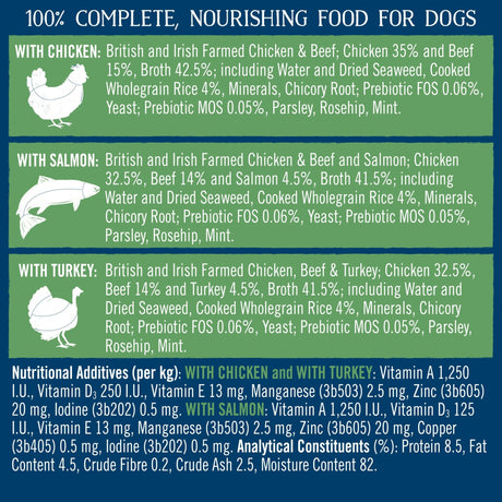 Butcher's Wholegrain Simply Gentle Wet Dog Food Tins, Butcher's, 18 x 390g