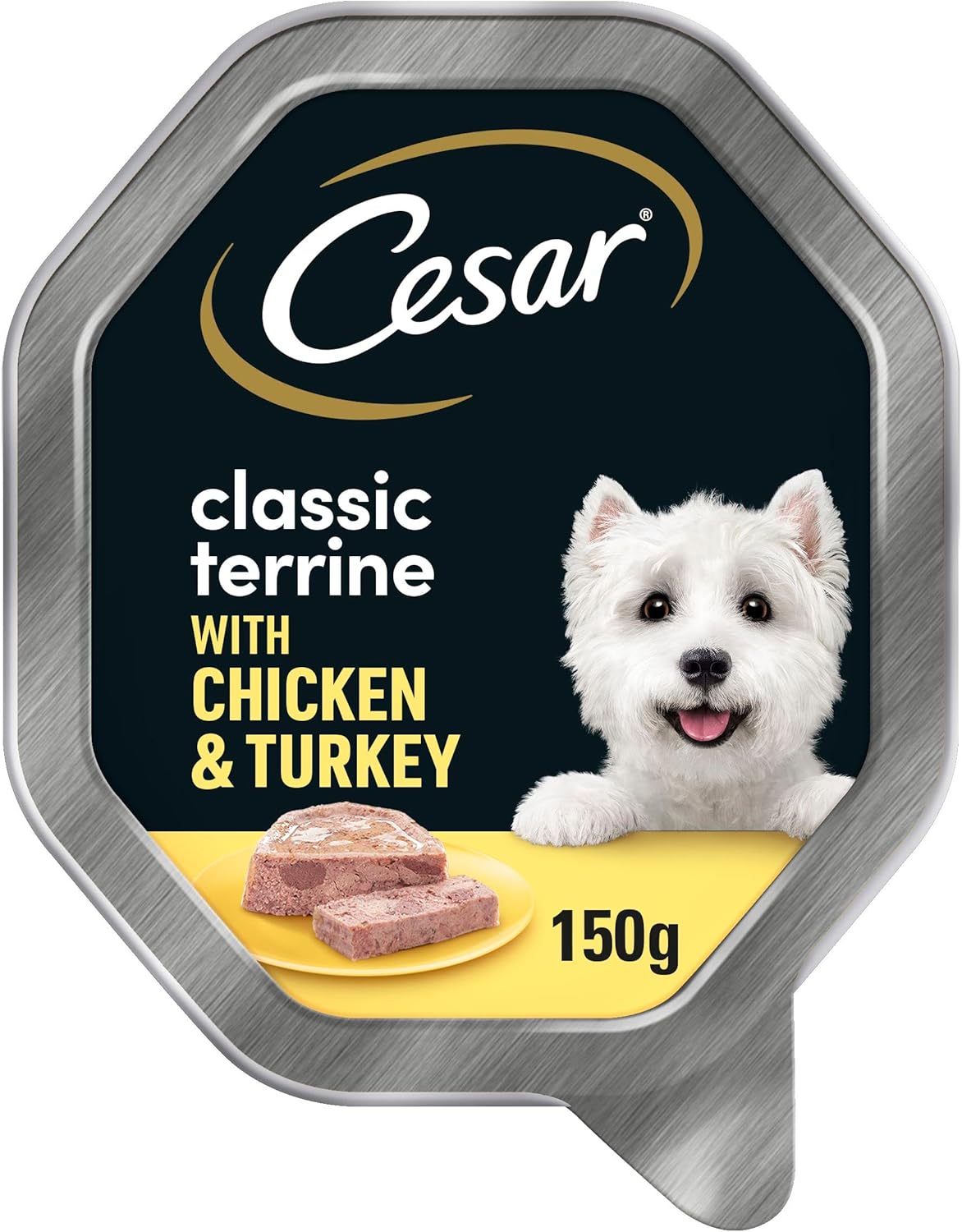 Cesar Classic Terrine Chicken & Turkey Wet Dog Food Trays 14 x 150g, Cesar,