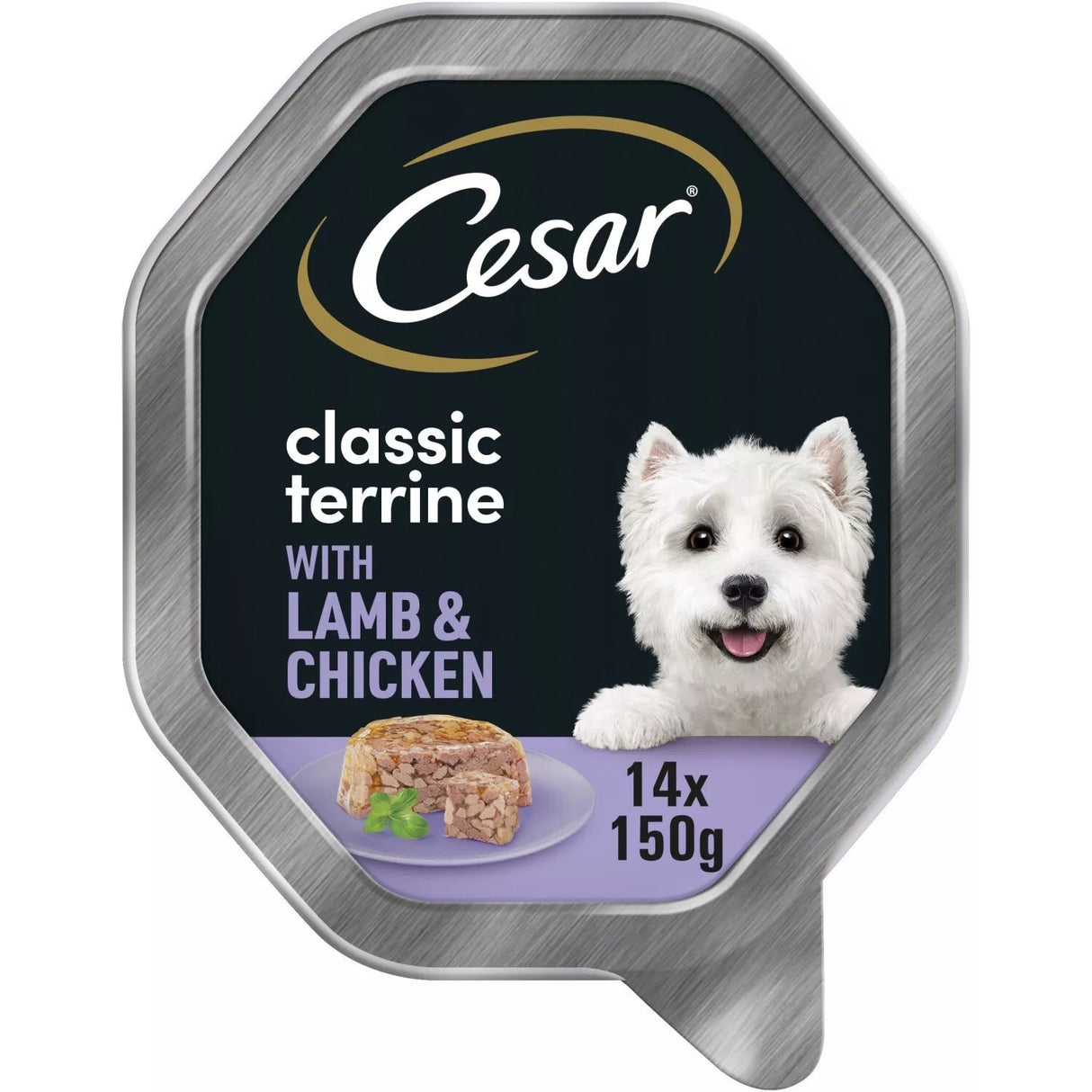 Cesar Classic Terrine with Lamb & Chicken in Jelly - 14 x 150g, Cesar,