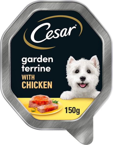 Cesar Garden Selection with Chicken Topped with Vegetables 14 x 150g, Cesar,