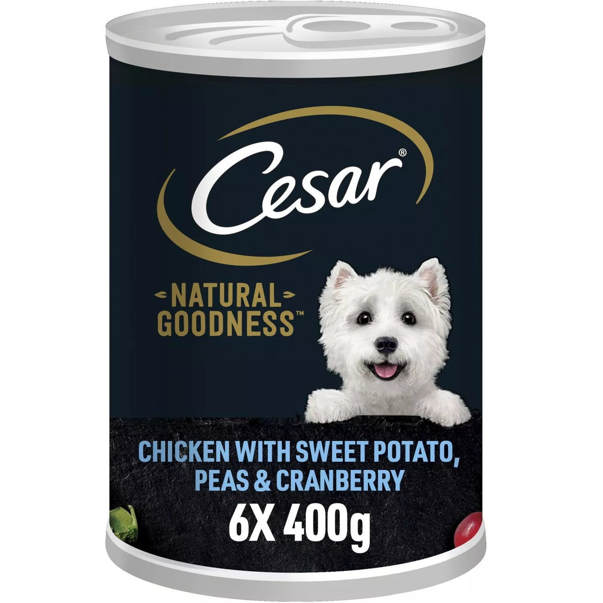 Cesar Natural Goodness Grain - Free Tins Chicken & Veg in Loaf - 6 x 400g, Cesar,