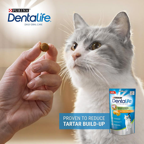 DentaLife Dental Chicken Cat Treats, PURINA DentaLife, 5x140g