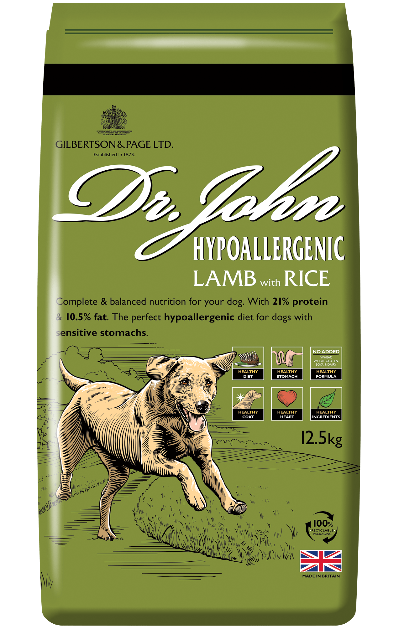 Dr John Hypoallergenic Lamb with Rice, Dr John, 4 kg