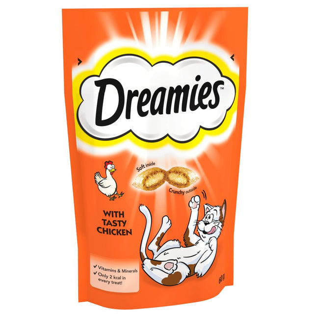 Dreamies Chicken Cat Treats 8 x 60g, Dreamies,