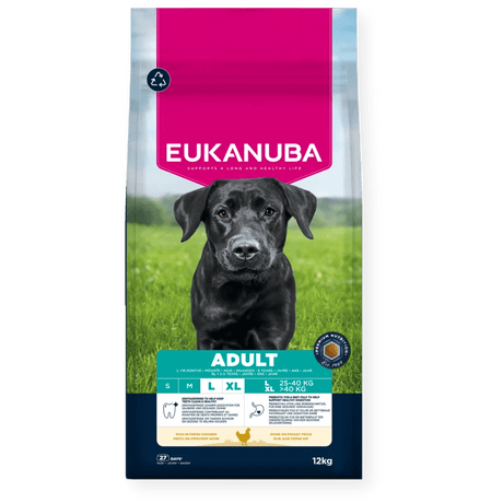 Eukanuba Adult Large Breed Fresh Chicken Dry Dog Food, Eukanuba, 12 kg