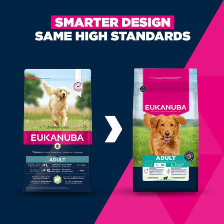 Eukanuba Adult Large Breed Lamb & Rice Dry Dog Food, Eukanuba, 12 kg