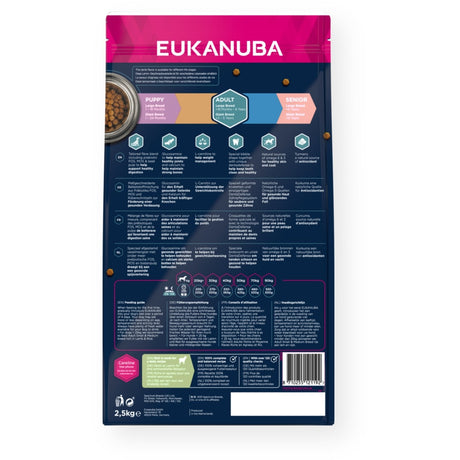 Eukanuba Adult Large Breed Lamb & Rice Dry Dog Food, Eukanuba, 3 x 2.5kg