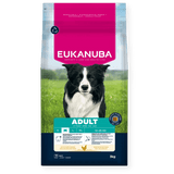 Eukanuba Adult Medium Breed Fresh Chicken Dry Dog Food, Eukanuba, 3 x 3 kg