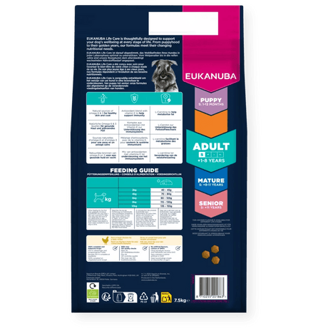 Eukanuba Adult Small Breed Fresh Chicken Dry Dog Food, Eukanuba, 3 x 3 kg