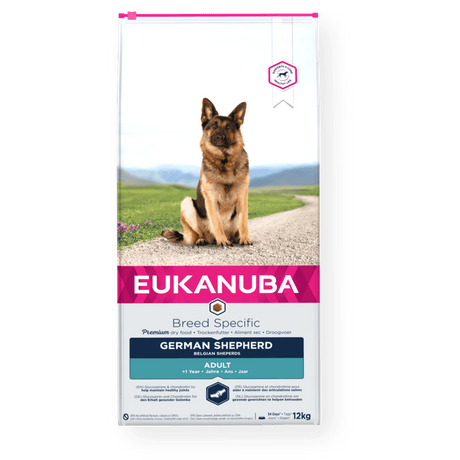 Eukanuba Breed Specific German Shepherd Adult Dog Food 12kg, Eukanuba,