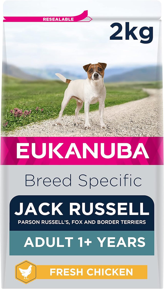 Eukanuba Breed Specific Jack Russell Terrier Adult Dry Dog Food 4x2kg, Eukanuba,