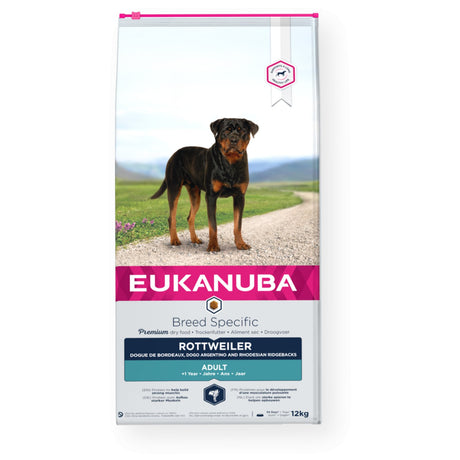 Eukanuba Breed Specific Rottweiler Adult Dry Dog Food - 12 kg, Eukanuba,