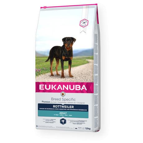 Eukanuba Breed Specific Rottweiler Adult Dry Dog Food - 12 kg, Eukanuba,