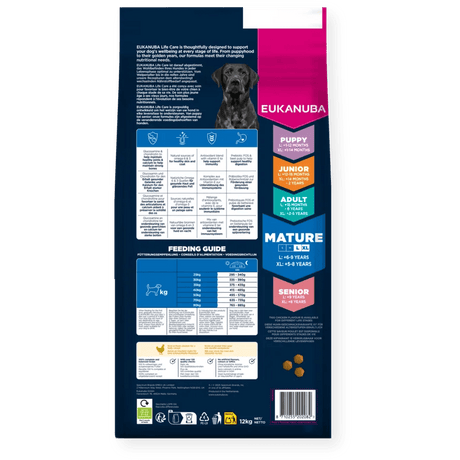 Eukanuba Mature Large Breed Fresh Chicken Dry Dog Food - 12 kg, Eukanuba,
