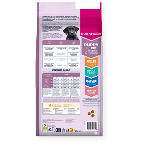 Eukanuba Puppy Large Breed Fresh Chicken Dry Dog Food, Eukanuba, 12 kg