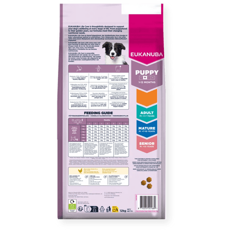 Eukanuba Puppy Medium Breed Fresh Chicken Dry Dog Food, Eukanuba, 12 kg