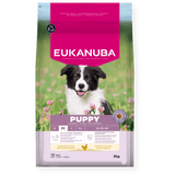 Eukanuba Puppy Medium Breed Fresh Chicken Dry Dog Food, Eukanuba, 3 x 3 kg