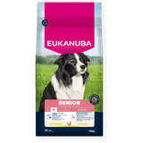 Eukanuba Senior Medium Breed Fresh Chicken Dry Dog Food, Eukanuba, 12 kg