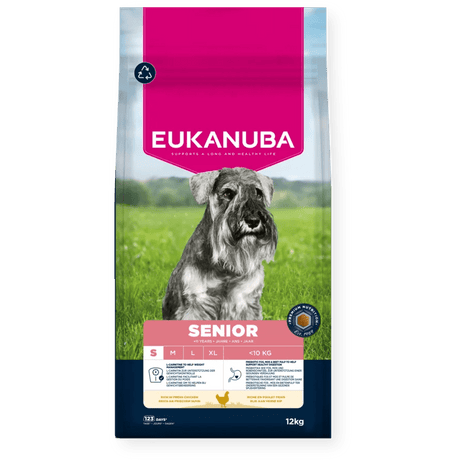 Eukanuba Senior Small Breed Fresh Chicken Dry Dog Food, Eukanuba, 12 kg