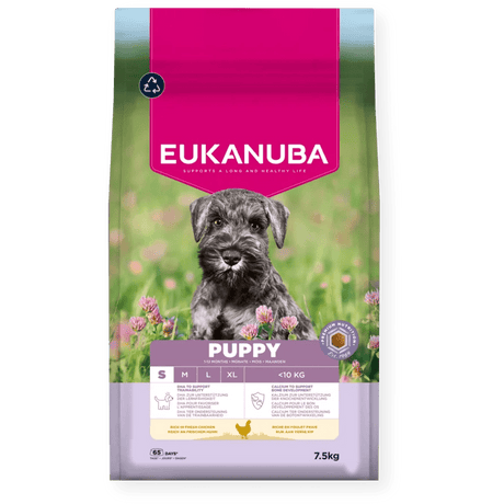 Eukanuba Small Breed Puppy Fresh Chicken Dry Dog Food, Eukanuba, 7.5 kg