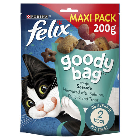 FELIX Goody Bag Seaside Mix Cat Treats, Felix, 5 x 200g