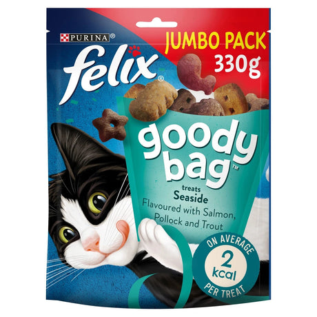 FELIX Goody Bag Seaside Mix Cat Treats, Felix, 5 x 330g