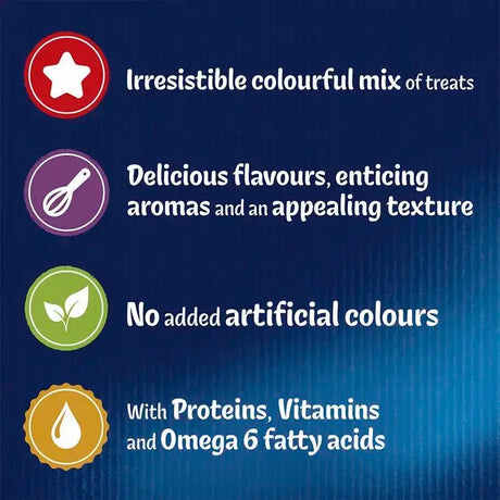 FELIX Goody Bag Seaside Mix Cat Treats, Felix, 8 x 60g