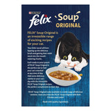 Felix Soup Original Fish Selection Wet Cat Food - 8 Boxes of (6x48g), Felix,