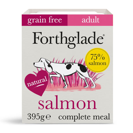 Forthglade Adult Complete Grain Free Salmon with Potato & Veg Trays 18x395g, Forthglade,