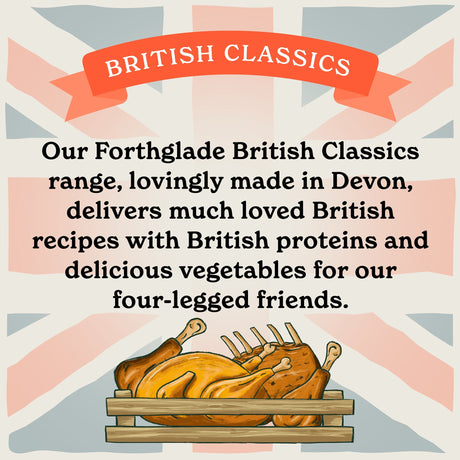 Forthglade British Classics Chicken Family Lunch Wet Dog Food, Forthglade, 18 x 395g