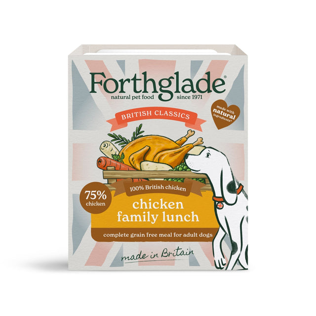 Forthglade British Classics Chicken Family Lunch Wet Dog Food, Forthglade, 18 x 395g