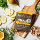 Forthglade Gourmet Grain Free Chicken & Duck Wet Dog Food - 7 x 395g Trays, Forthglade,