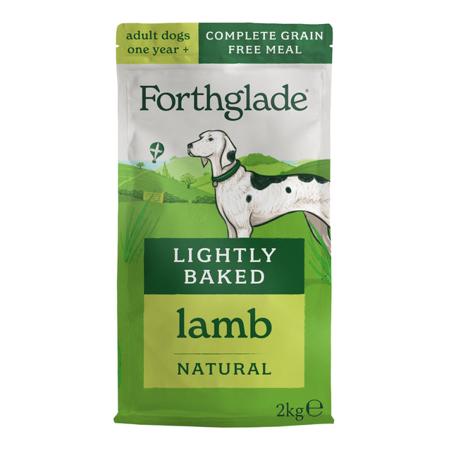 Forthglade Lamb Lightly Baked Natural Dry Adult Dog Food, Forthglade, 2 kg