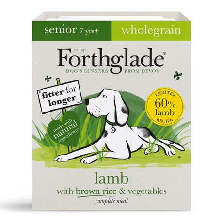 Forthglade Senior Complete Wholegrain Lamb & White Fish Duo Variety Pack 12x395g, Forthglade,