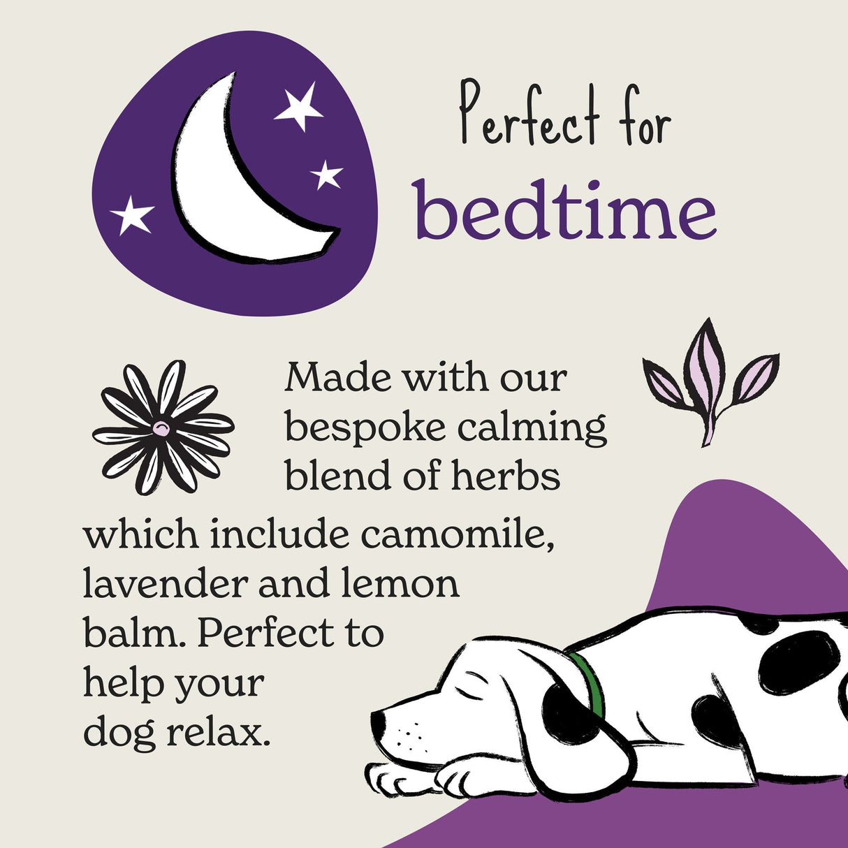 Forthglade Soft Bites Calming Dog Treats With Camomile & Lavender - 8 x 90g, Forthglade,