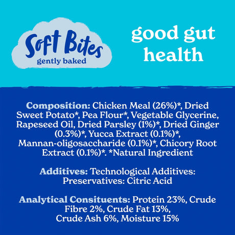 Forthglade Soft Bites Grain Free Digestive Health Treats - 8 x 90g, Forthglade,